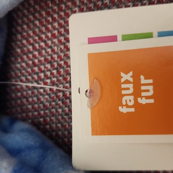 Healthtex Fleece Blue Football Footed Zip Up - Size 6-‎ 9 months - Picture 6 of 16